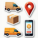 Shopping & Retail Icons - Sticker Sheet v8